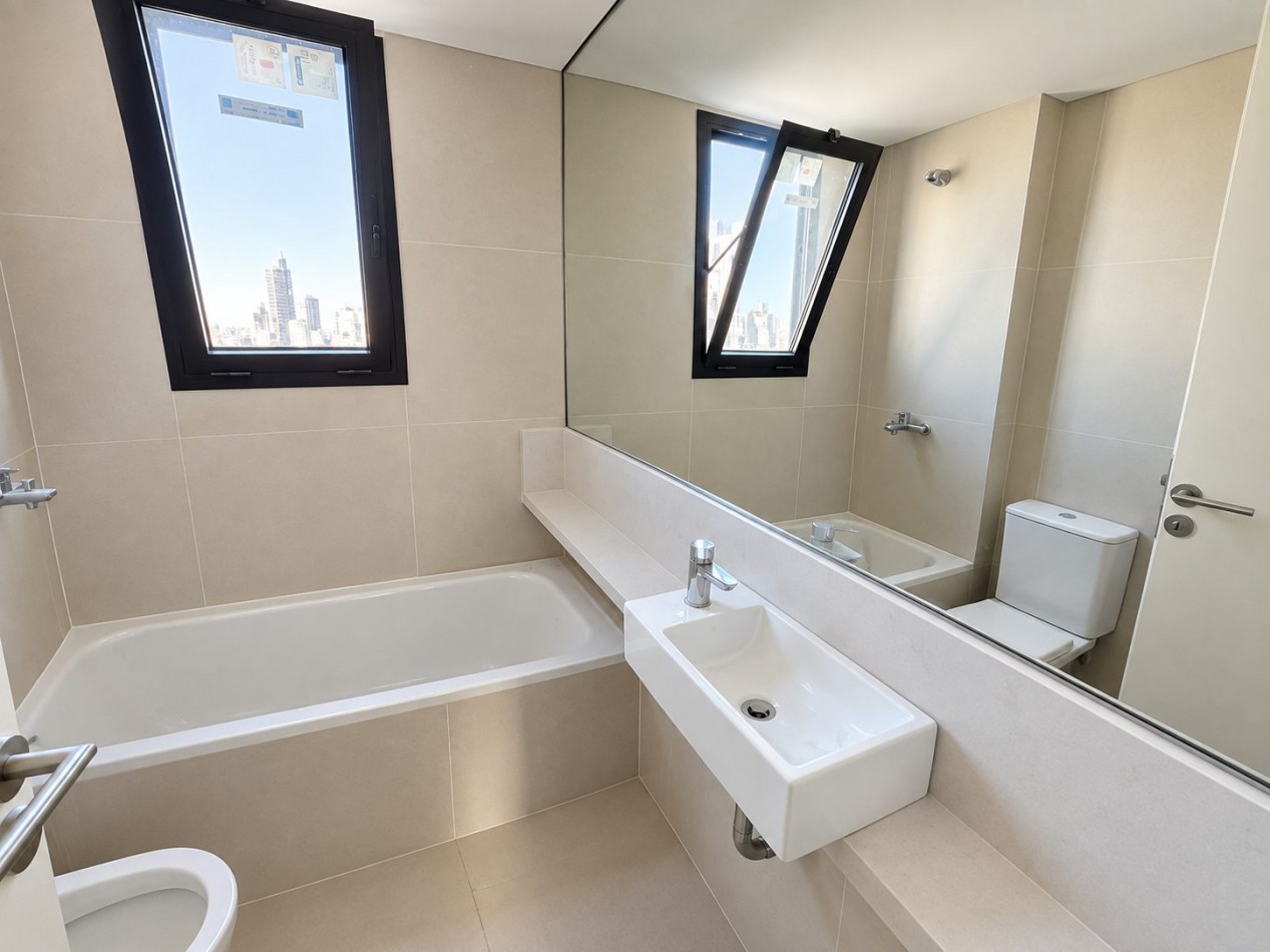 2 ambientes con 2 balcones terraza a estrenar Belgrano en venta