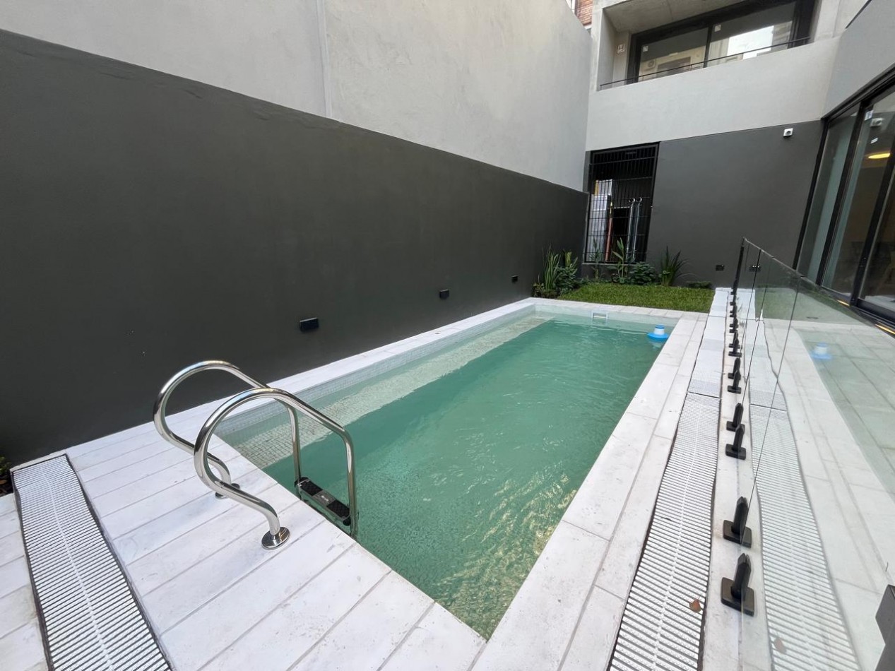 2 ambientes con 2 balcones terraza a estrenar Belgrano en venta