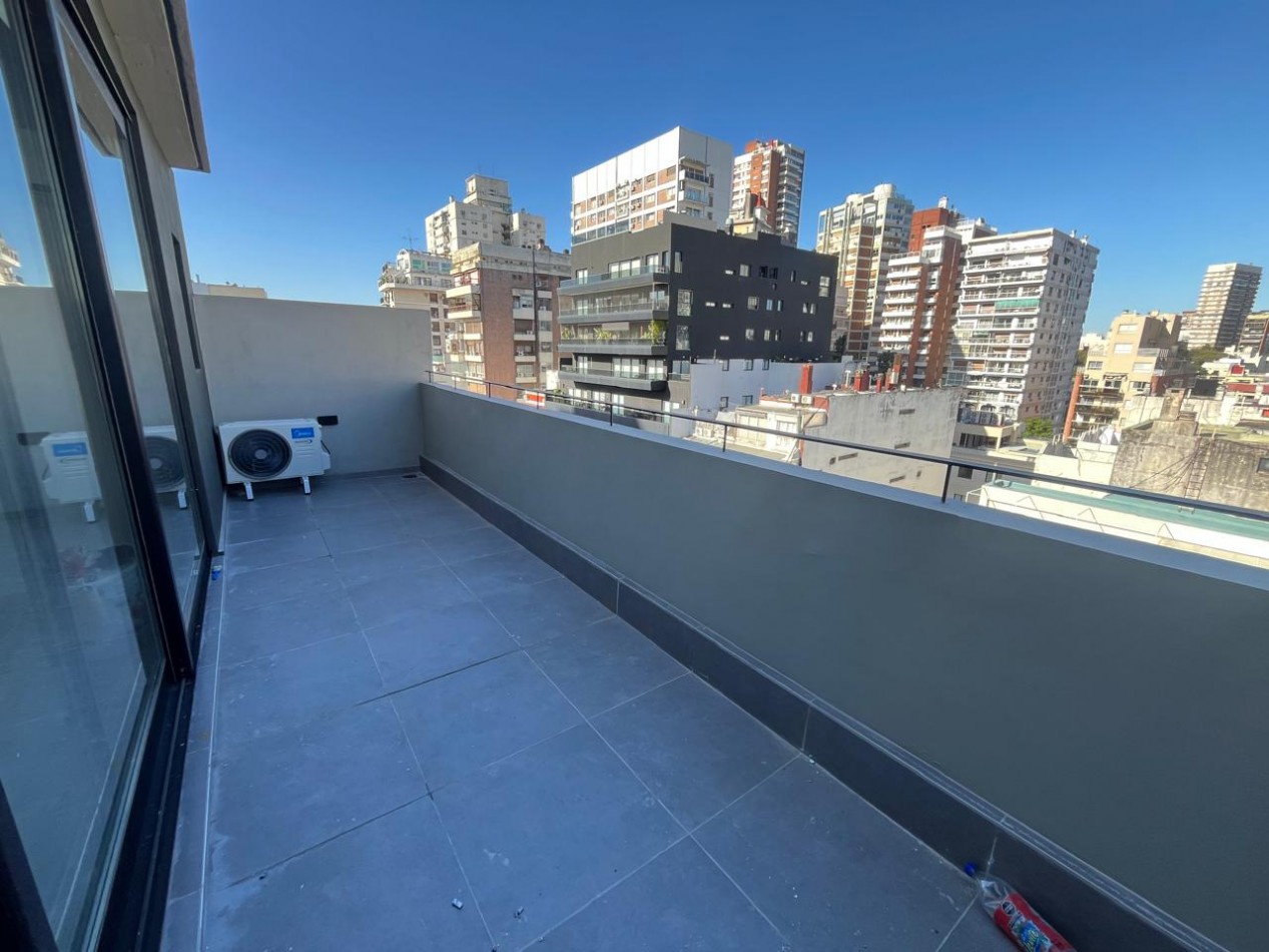 2 ambientes con 2 balcones terraza a estrenar Belgrano en venta
