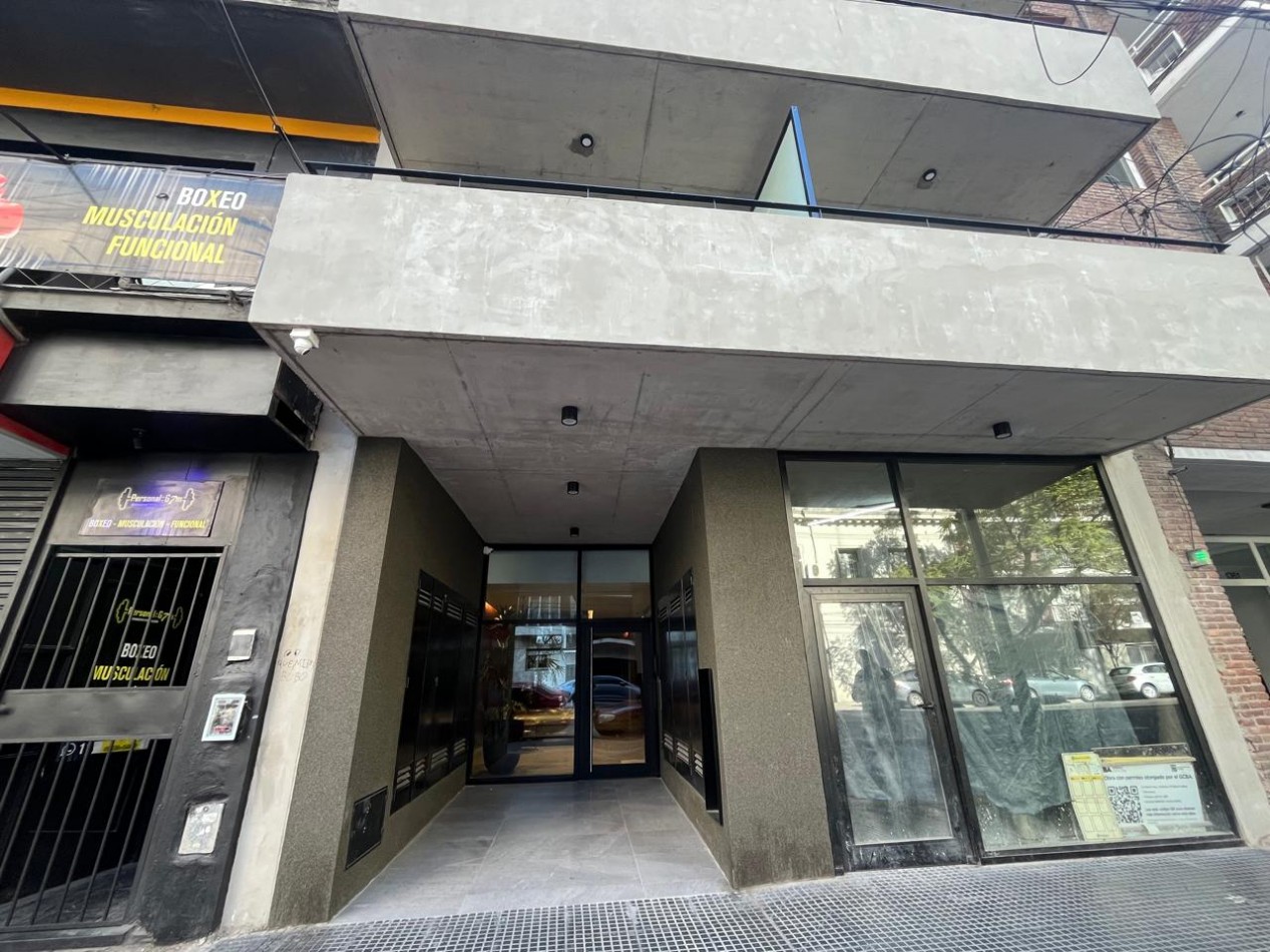 2 ambientes con 2 balcones terraza a estrenar Belgrano en venta