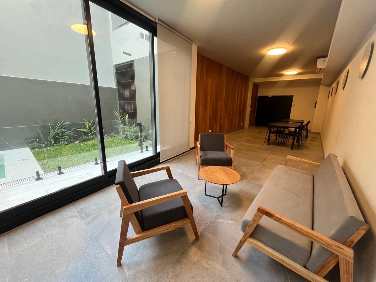 2 ambientes con 2 balcones terraza a estrenar Belgrano en venta