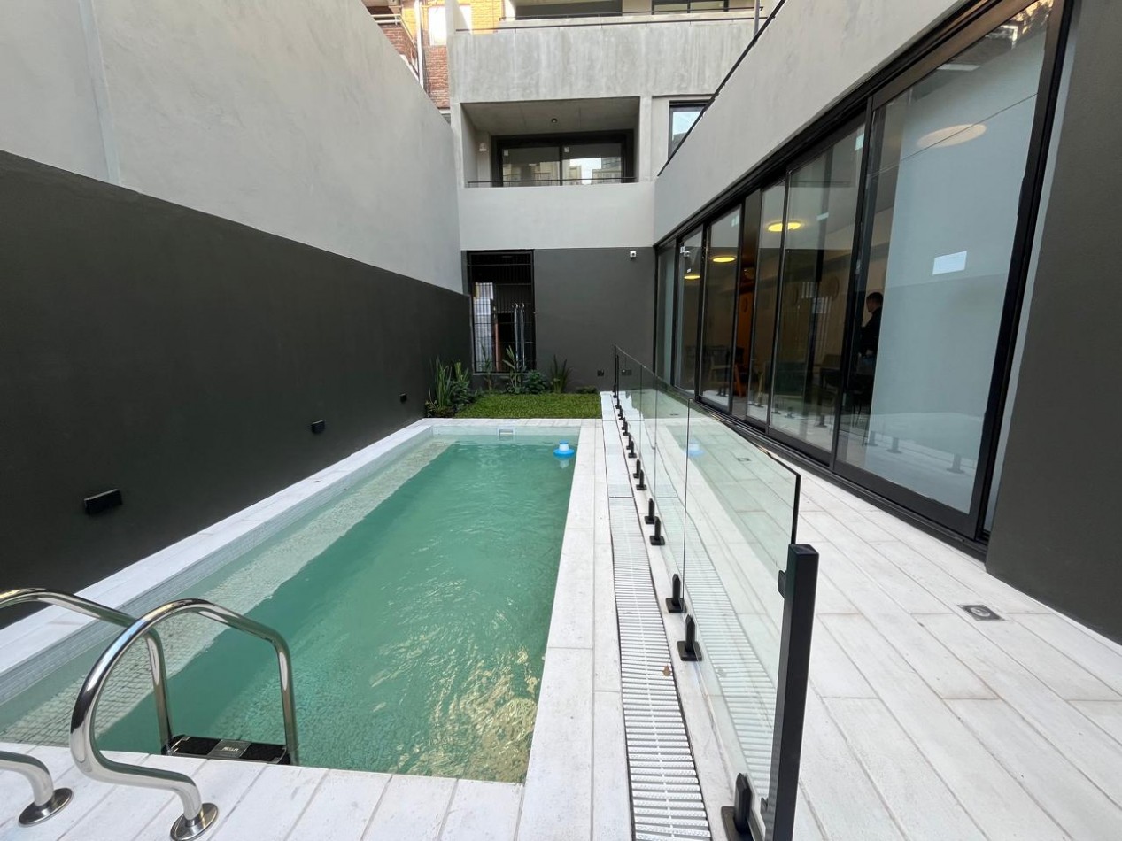 2 ambientes con 2 balcones terraza a estrenar Belgrano en venta
