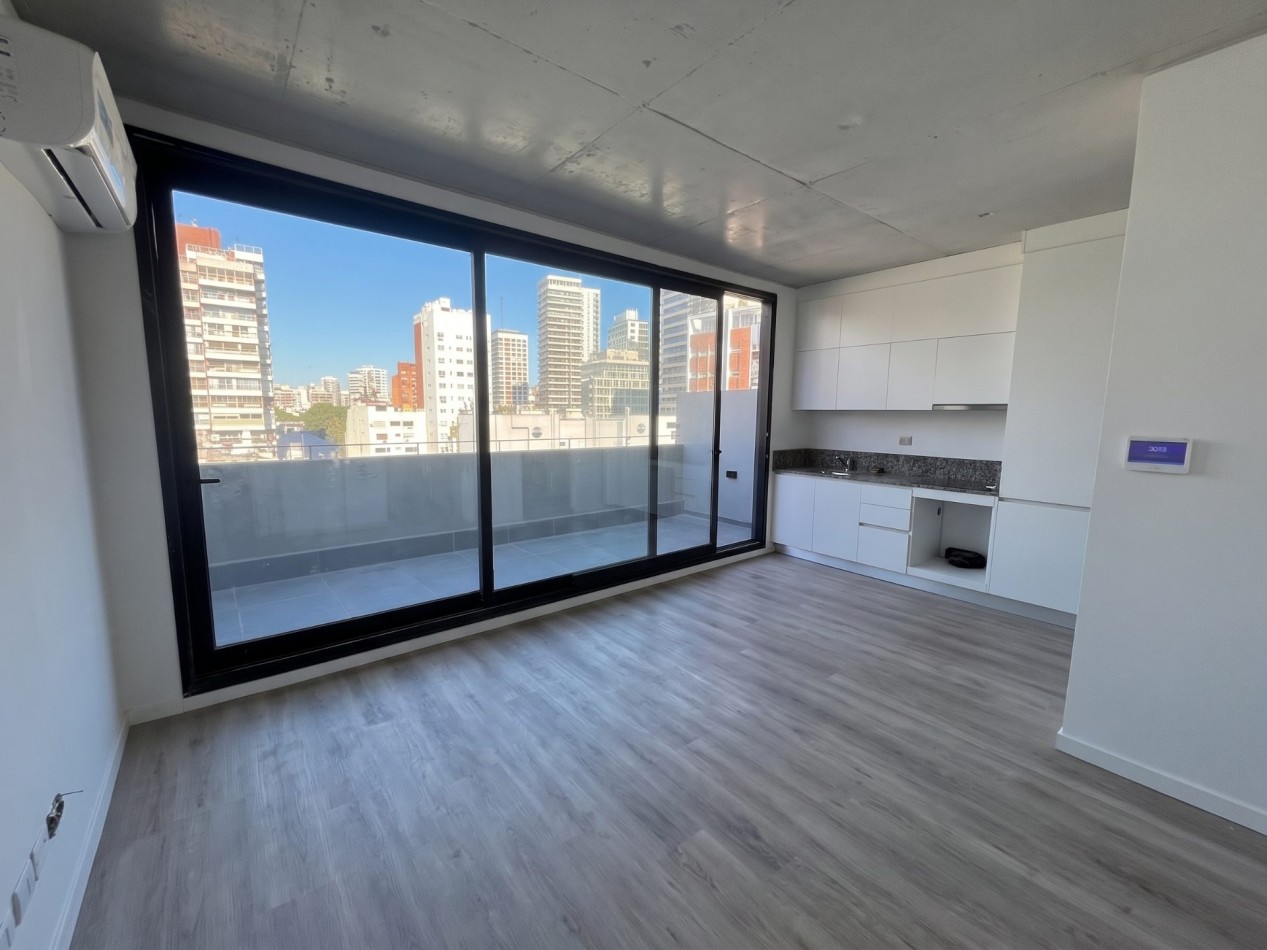 2 ambientes con 2 balcones terraza a estrenar Belgrano en venta